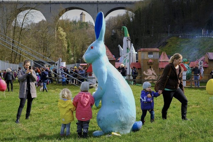 Pâques: A la recherche du lapin bleu en Basse-Ville